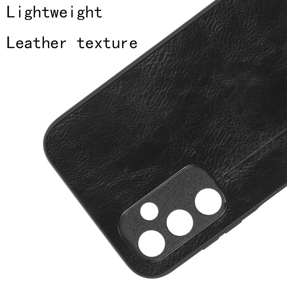 For Samsung Galaxy M14 5G Leather Coated TPU PC Phone Case Cowhide Texture Anti-scratch Cover For Samsung Galaxy M14 5G Leather Coated TPU PC Phone Case Cowhide Texture Anti-scratch Cover